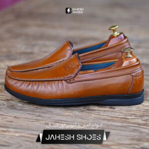 کالج چرم TIM عسلی -کد 17