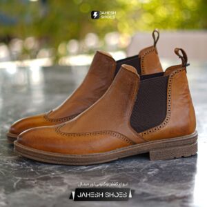 نیم بوت هشترک FIT عسلی-کد 222