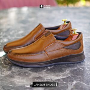 چرم کلاسیک SACO قهوه ای-کد 297