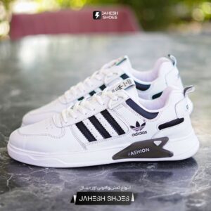 ونس ADIDAS سفید مشکی-کد 409