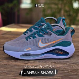 کتونی ویتنامNIKE2024طوسی سبز-کد 684