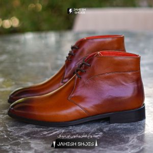 بوت HAND MADE عسلی-کد 239