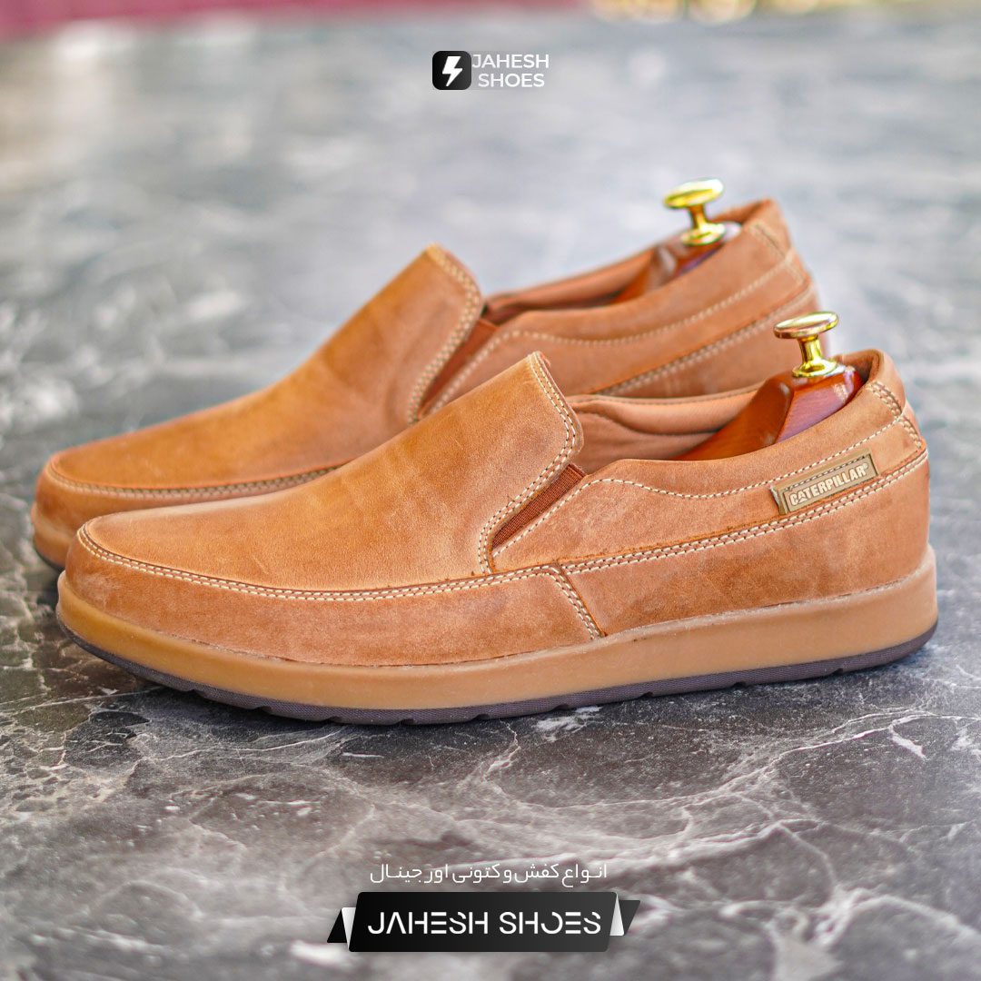 چرم کلاسیک CATERPILLAR عسلی-کد 276