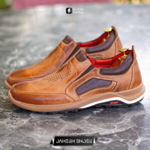 چرم کلاسیک چند تیکه عسلی-کد 291