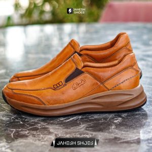 چرم کلاسیک CLARK عسلی-کد 295