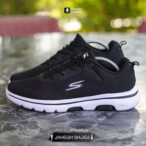 کتونی ویتنامSKICHERS.AR مشکی سفید-کد 552