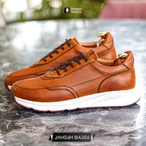 چرم اسپرتhami عسلی-کد 661